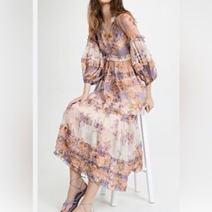 SOLD-NWT - Zimmermann Maxi Silk Dress.